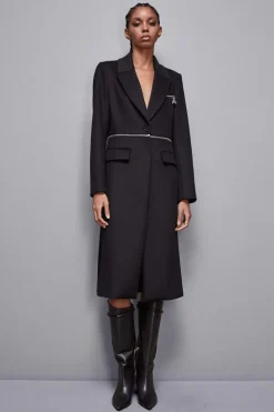 Cappotto con maxi-zip in vita "Essential"