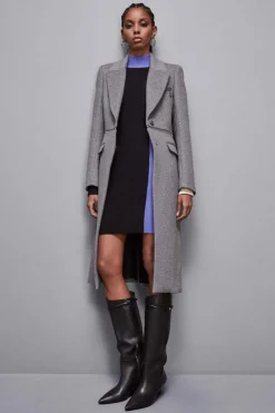Cappotto con maxi-zip in vita "Essential"