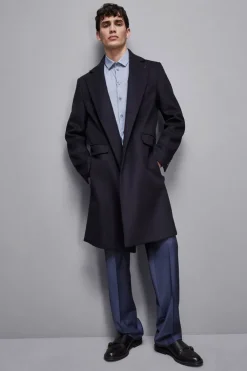 Cappotto monopetto medio
