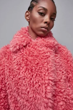 Cappotto oversize fluffy