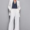 Casacca regular fit in misto seta