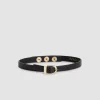 Chocker con fibbia in pelle