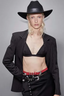 Cintura Cowboy in pelle vita bassa