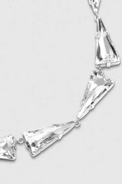 Collana in ottone e vetro