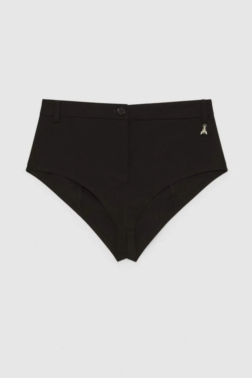 Culotte vita alta in crepe