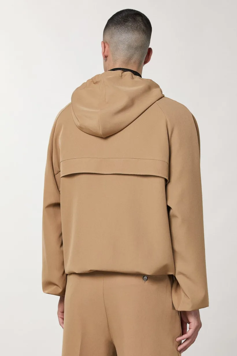 Felpa over con cappuccio