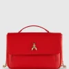 Fly Borsa a spalla in pelle con catena