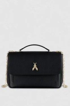 Fly Borsa a spalla in pelle con catena