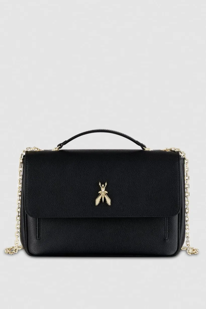 Fly Borsa a spalla in pelle con catena