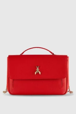 Fly Borsa a spalla in pelle con catena