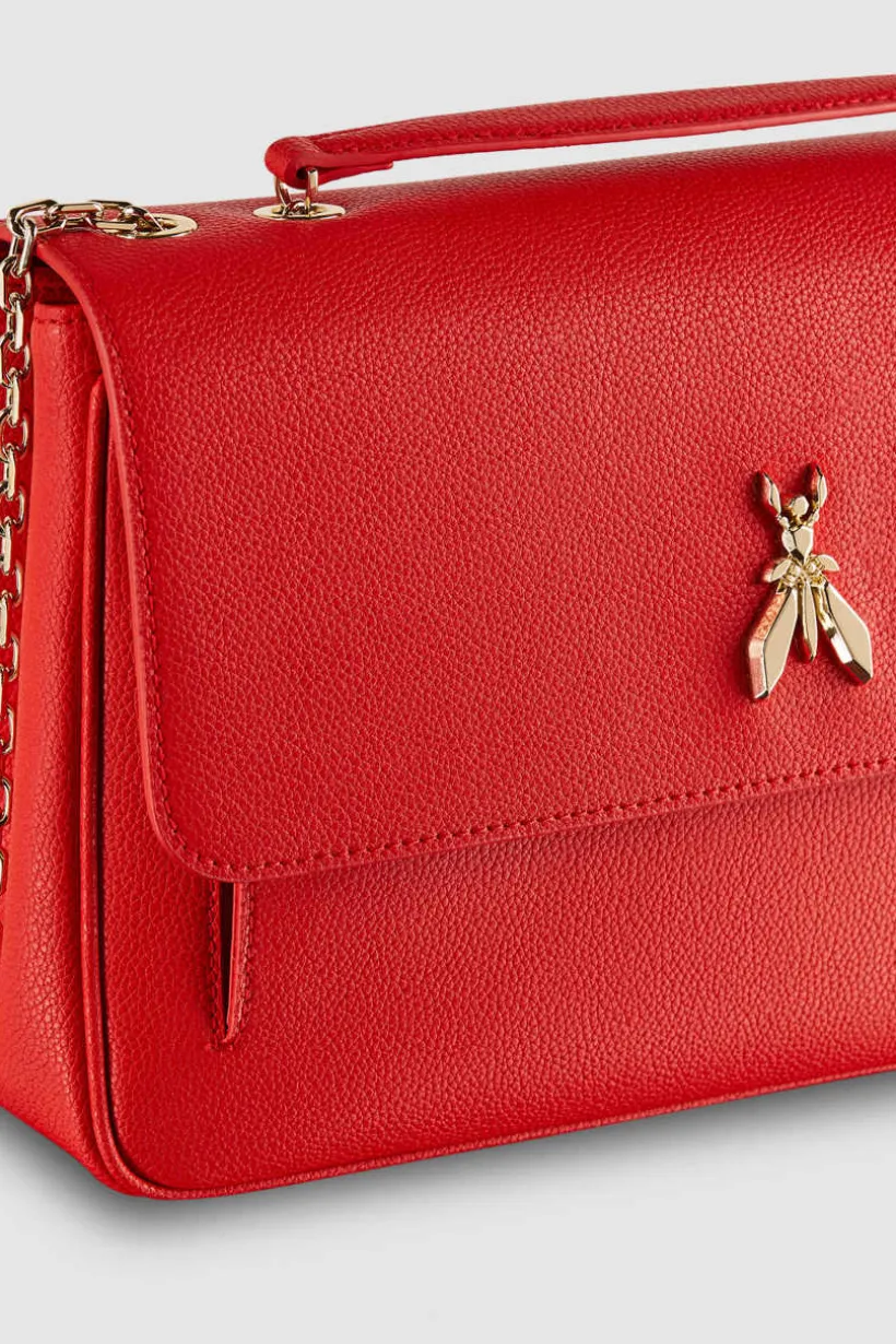 Fly Borsa a spalla in pelle con catena