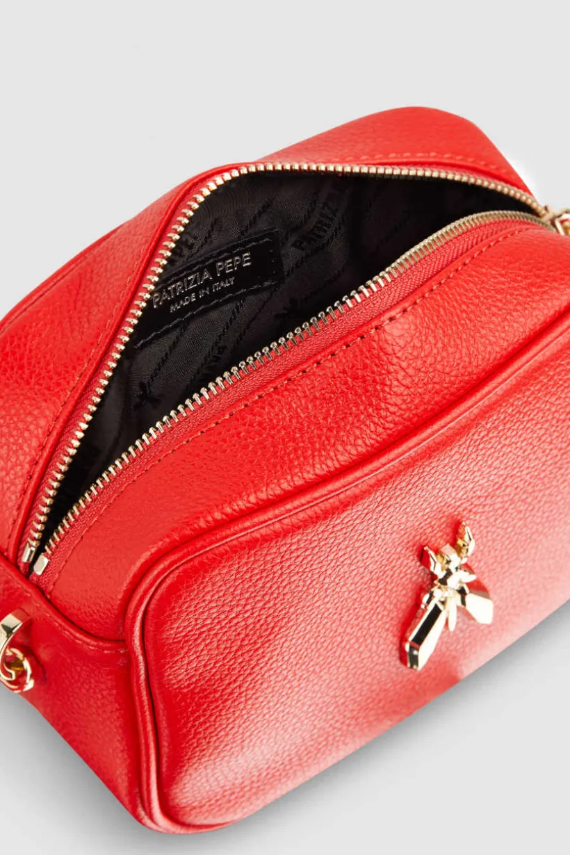 Fly Camera bag a tracolla in pelle