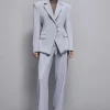 Giacca con ganci in viscosa stretch