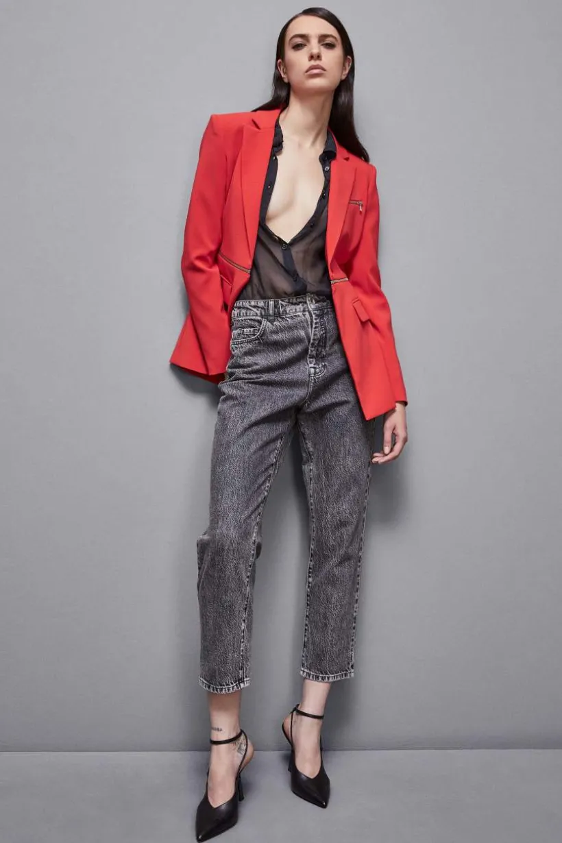 Giacca Essential con zip