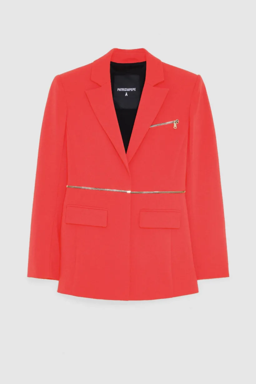 Giacca Essential con zip