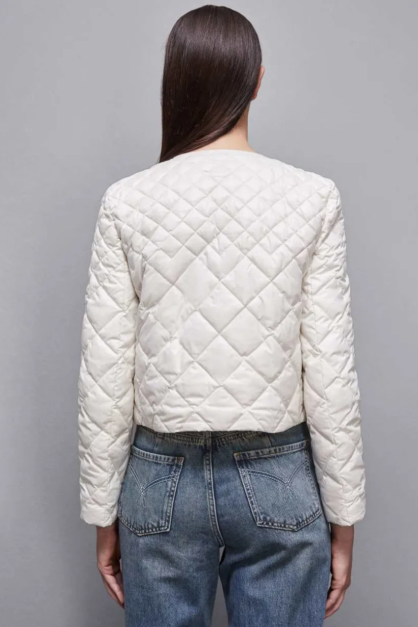 Giacca imbottita in nylon lucido