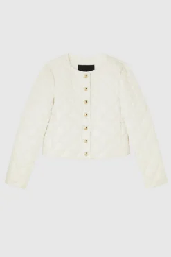 Giacca imbottita in nylon lucido