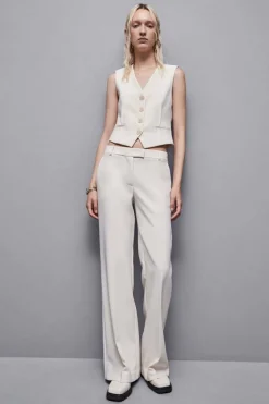 Gilet in twill stretch