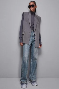 Gilet over in viscosa "Essential"