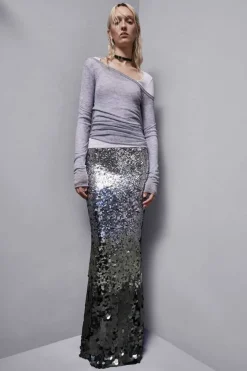 Gonna in tulle con paillettes