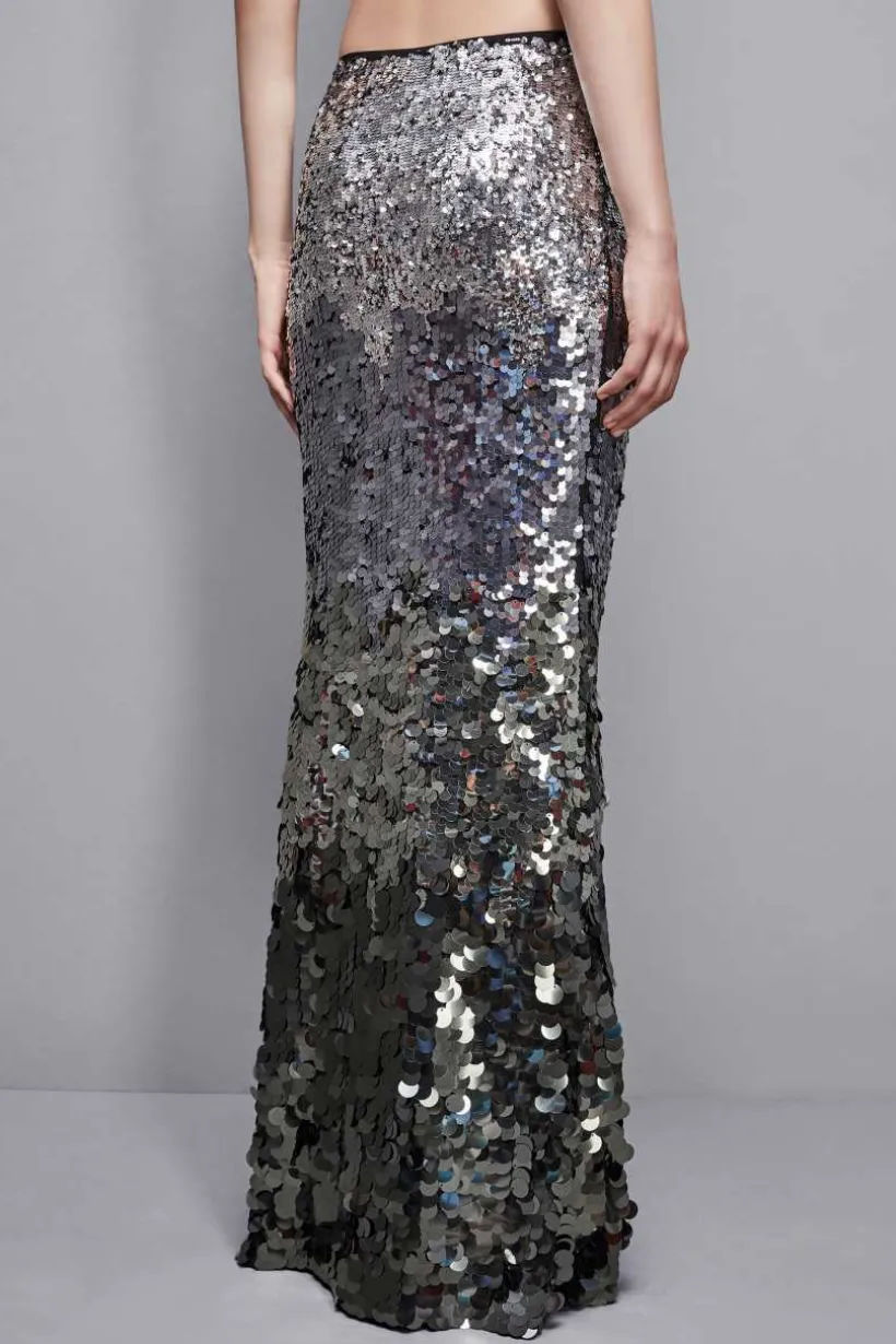 Gonna in tulle con paillettes