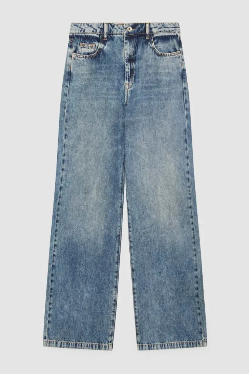Jeans a vita alta straight fit