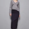 Maglia con scollo a "V" in Cashmere