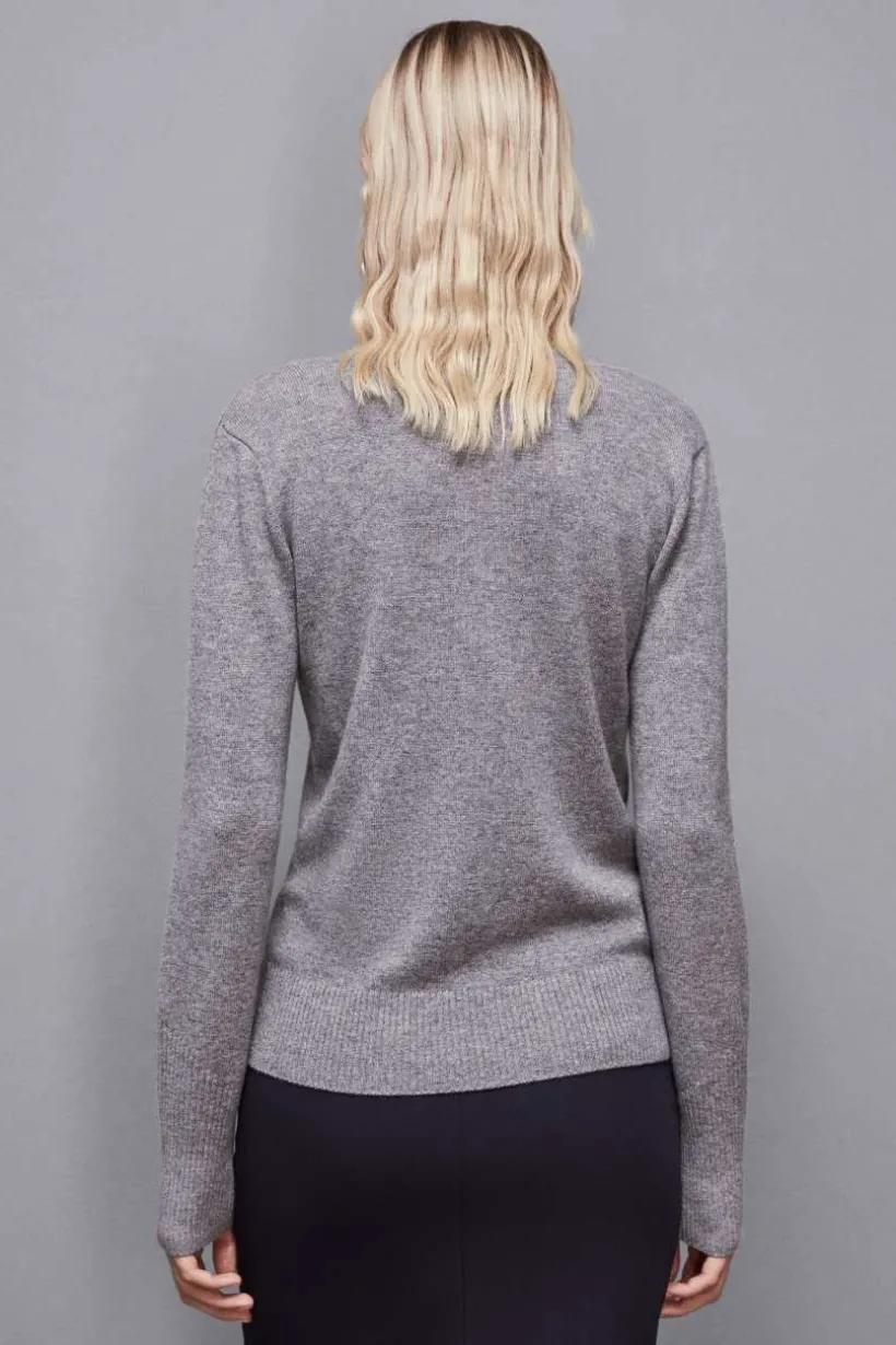 Maglia con scollo a "V" in Cashmere