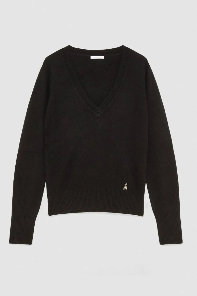 Maglia con scollo a "V" in Cashmere