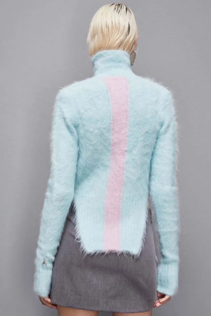 Maglia effetto body in alpaca