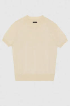 Maglia girocollo con maniche corte