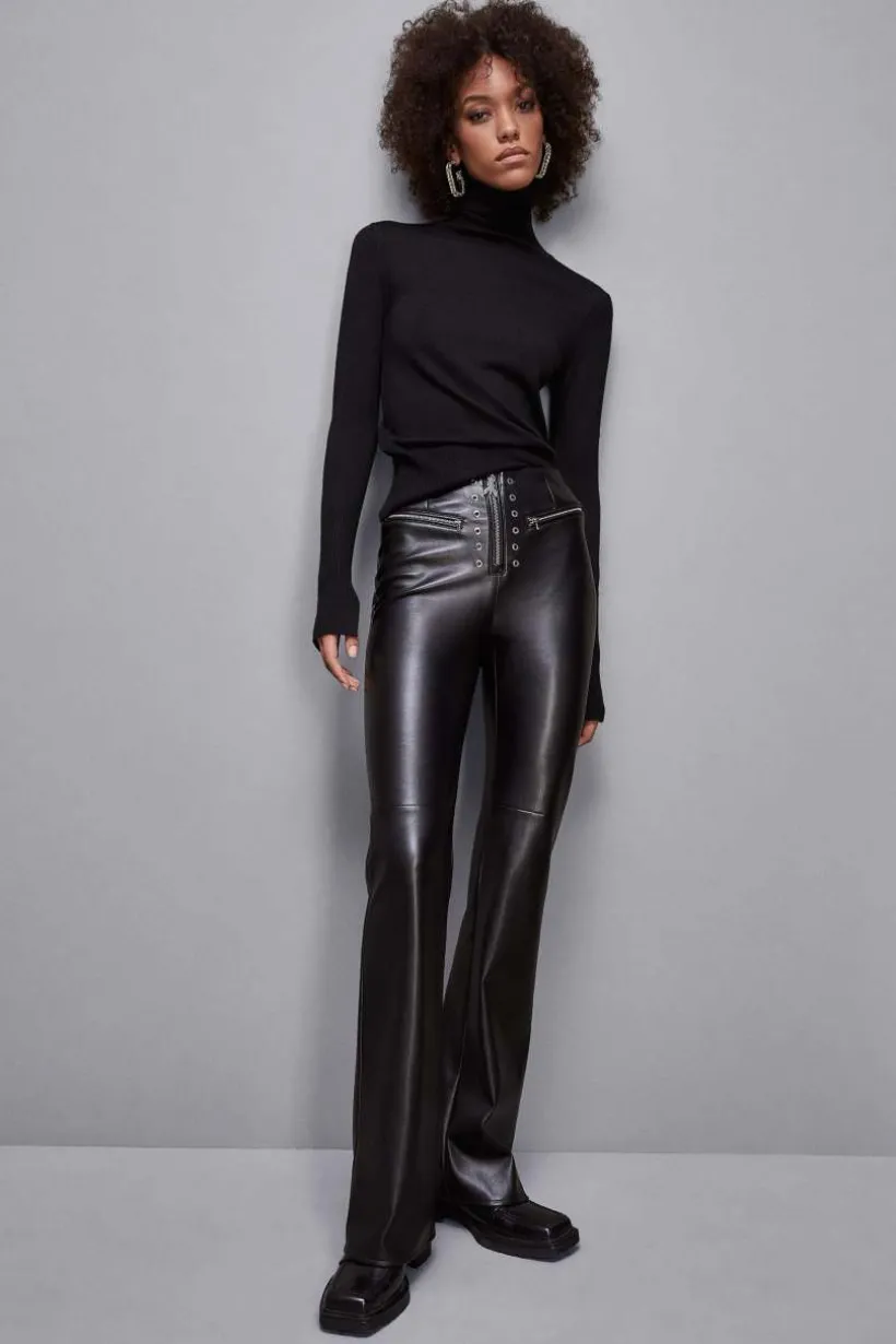 Maglia in lana a collo alto slim fit