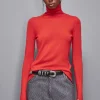 Maglia in lana a collo alto slim fit