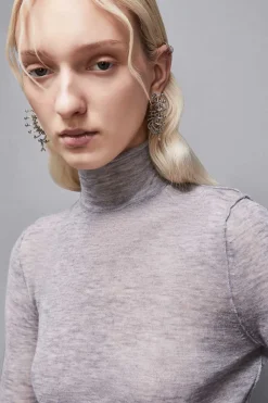 Maglia in lana a collo alto