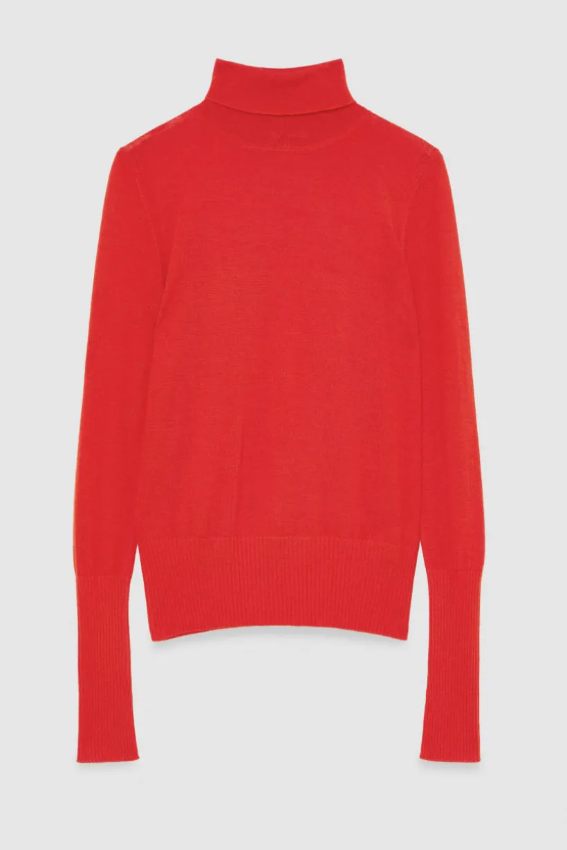 Maglia in lana a collo alto slim fit