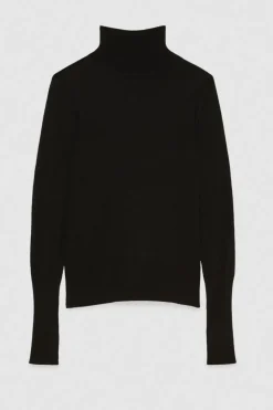 Maglia in lana a collo alto slim fit