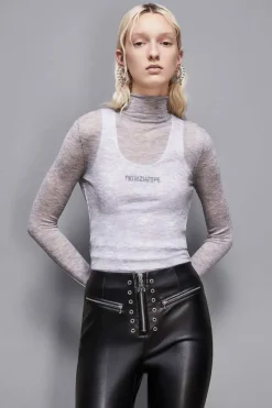 Maglia in lana a collo alto