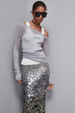 Maglia in lana maniche lunghe