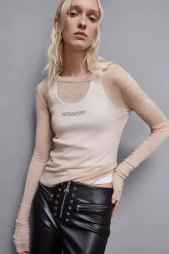 Maglia maniche lunghe in lana Essential