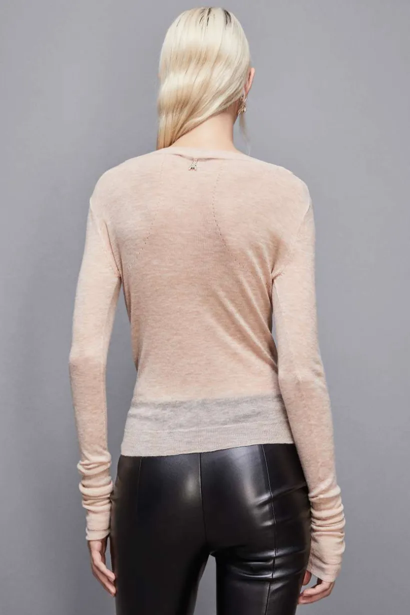 Maglia maniche lunghe in lana Essential