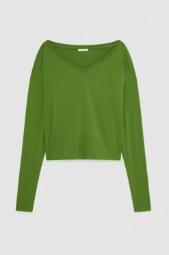 Maglia maniche lunghe in viscosa Essential
