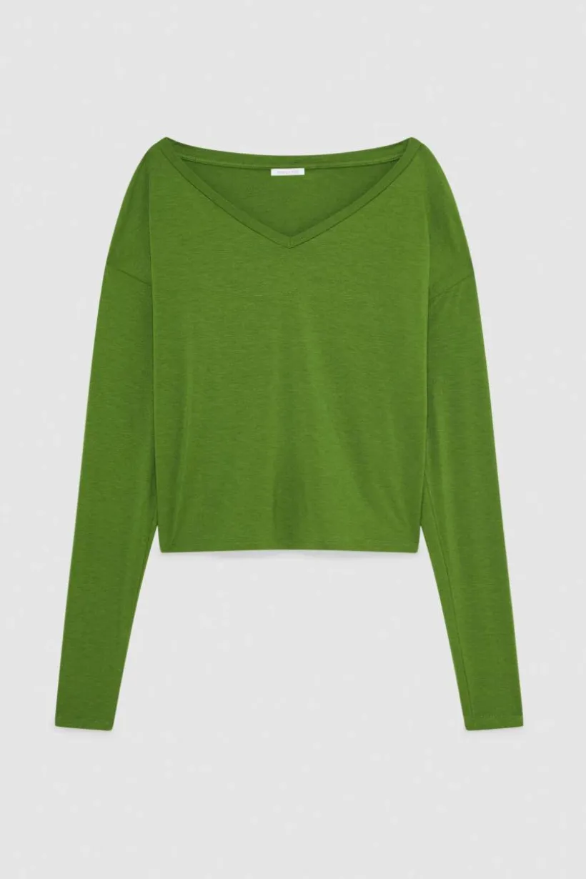 Maglia maniche lunghe in viscosa Essential