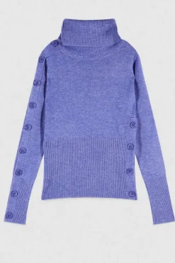 Maglia morbida con bottoni