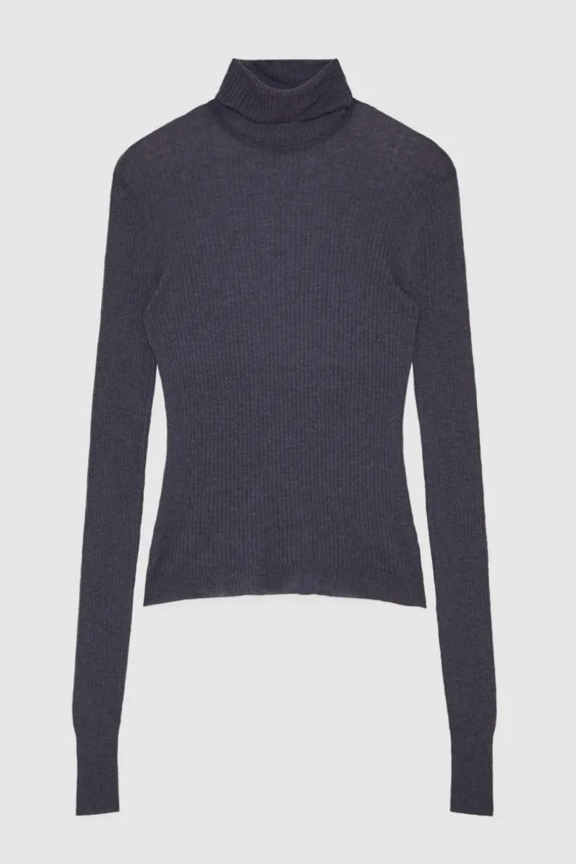 Maglia slim fit in lana Essential