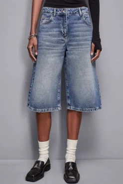 Pantalone Bermuda in denim