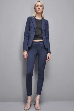 Pantalone slim alla caviglia