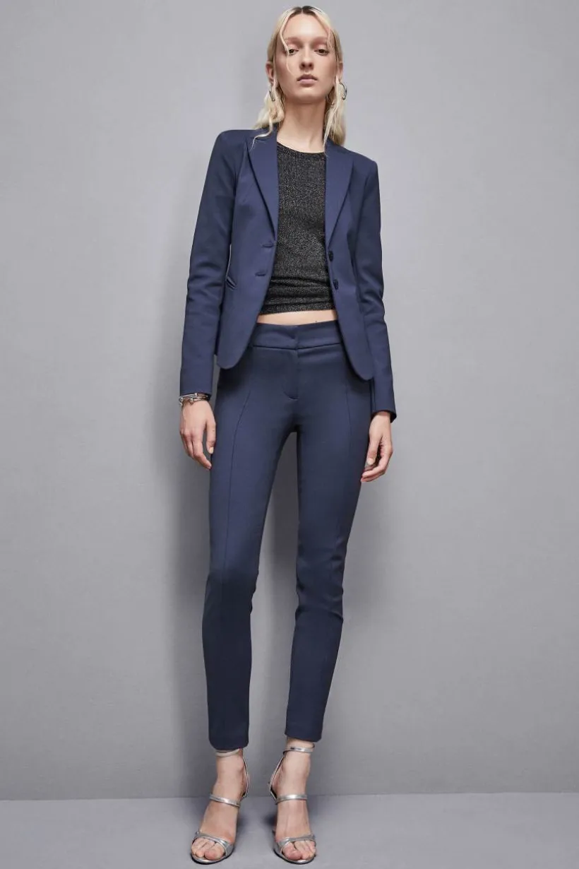 Pantalone slim alla caviglia