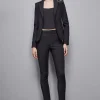 Pantalone slim alla caviglia