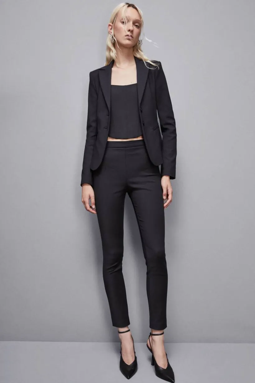 Pantalone slim alla caviglia