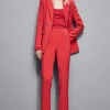 Pantaloni a sigaretta in crepe Essential